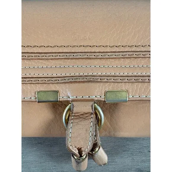 Chloe Maurice Tan Leather Wallet- Excellent Used Condition- Dust Bag Box Cert Au